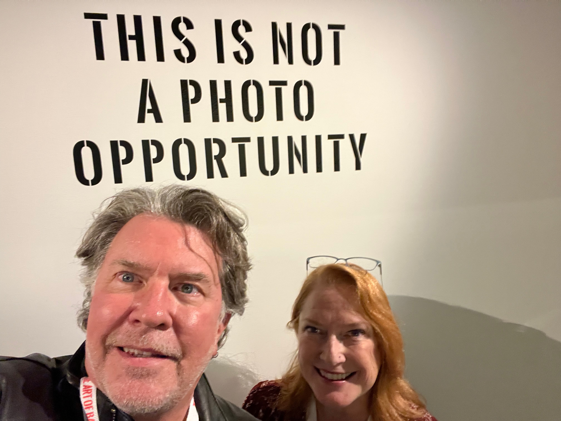 "This is not a photo opportunity"