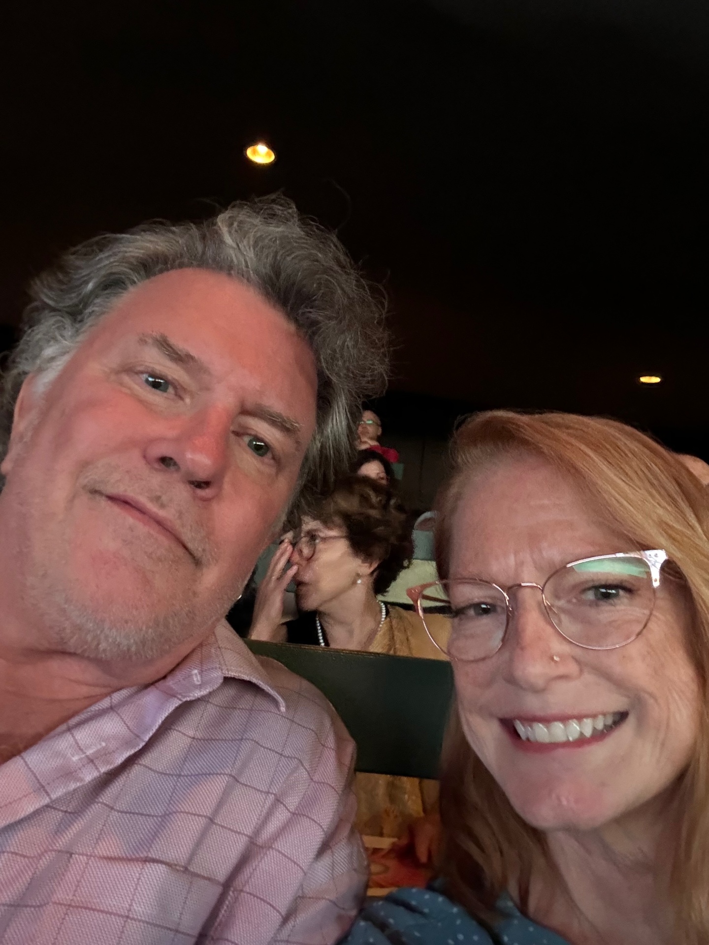 At the theater